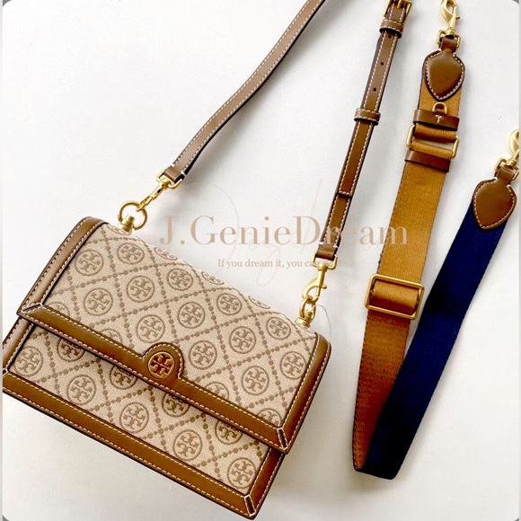 TORY BURCH T Monogram Jacquard Medium Shoulder bag - Picture 3 of 16